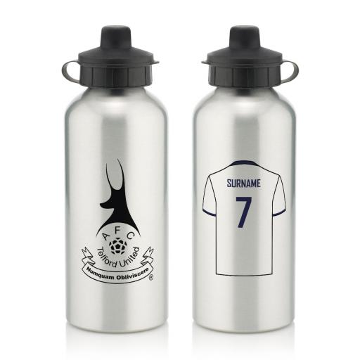 AFC Telford United Aluminium Water Bottle