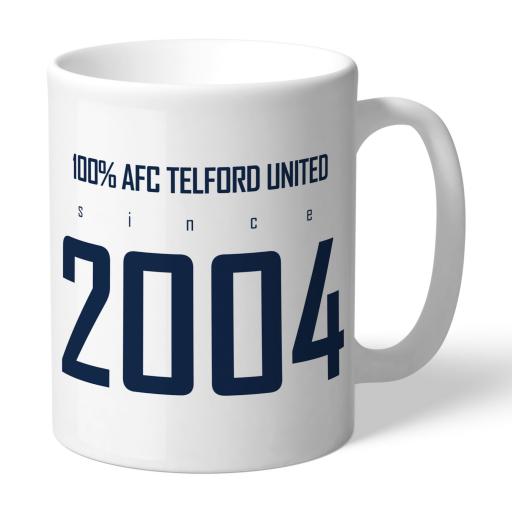 AFC Telford United 100 Percent Mug